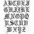 Alphabet for cross-stitch