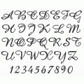 Alphabet for cross-stitch